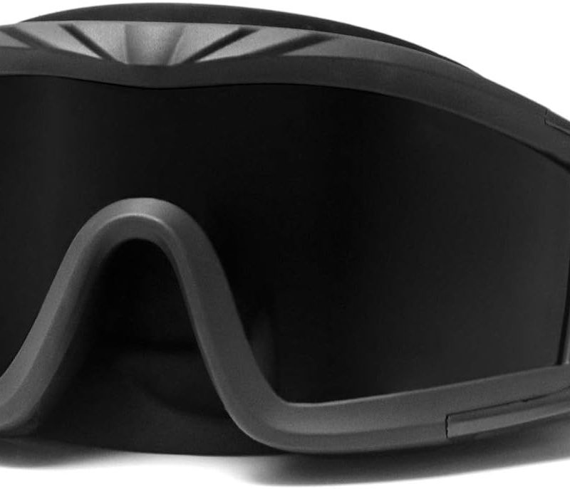 Outdoor Sports Military Airsoft Tactical Goggles with 3 Interchangable Lens for Riding, Black