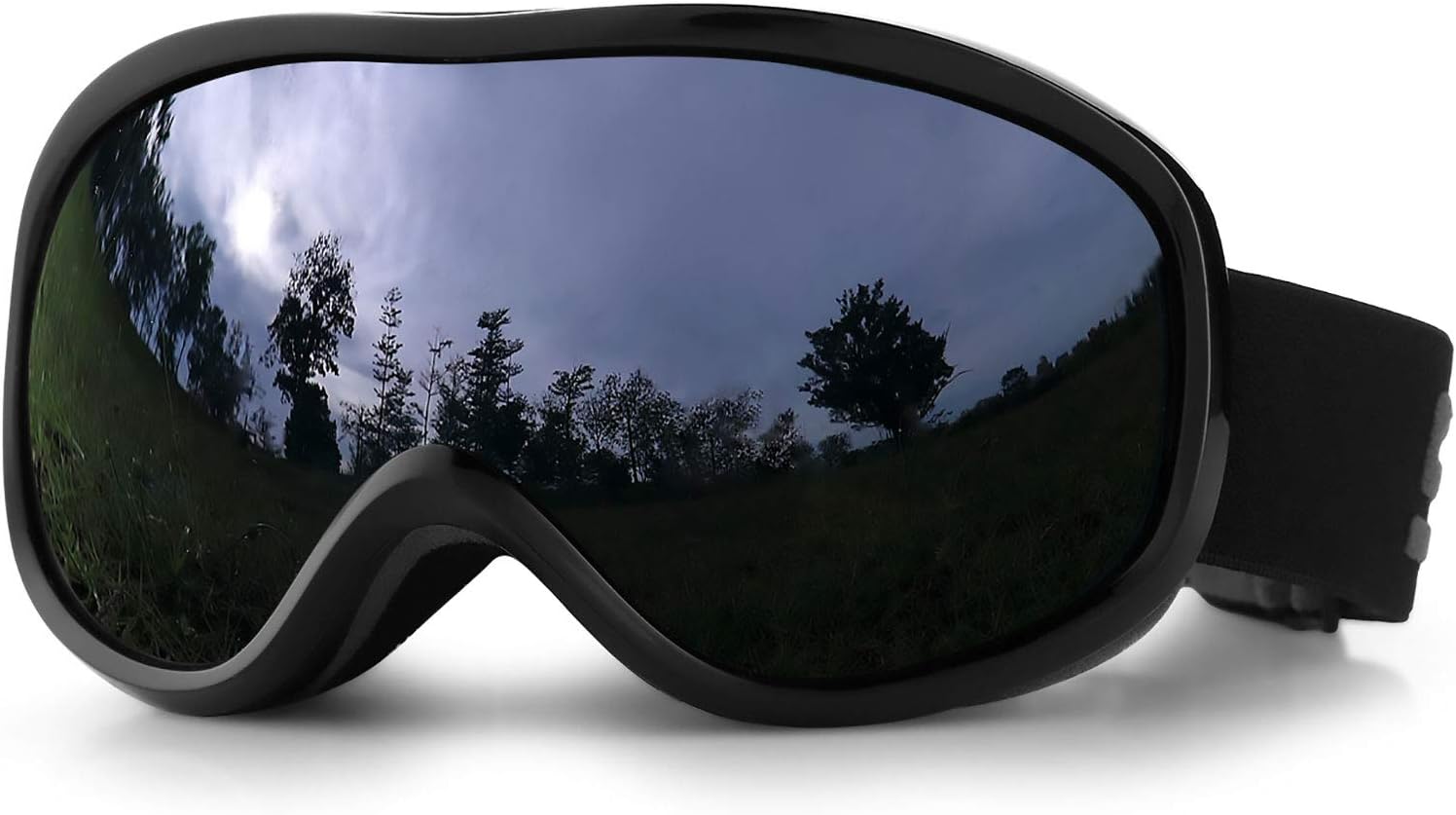 Ski Goggles Over Glasses with Dual lens, Anti-fog Anti-UV Snow Goggle for Men Women Youth Skiing Snowmobile