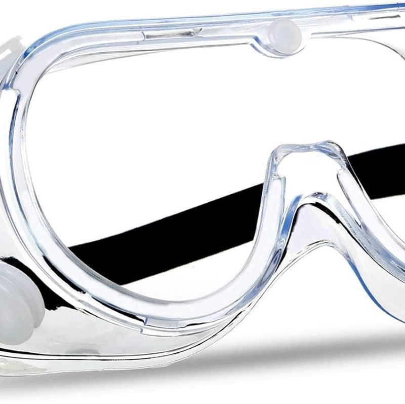 Anti-Fog Protective Safety Goggles Clear Lens Wide-Vision
