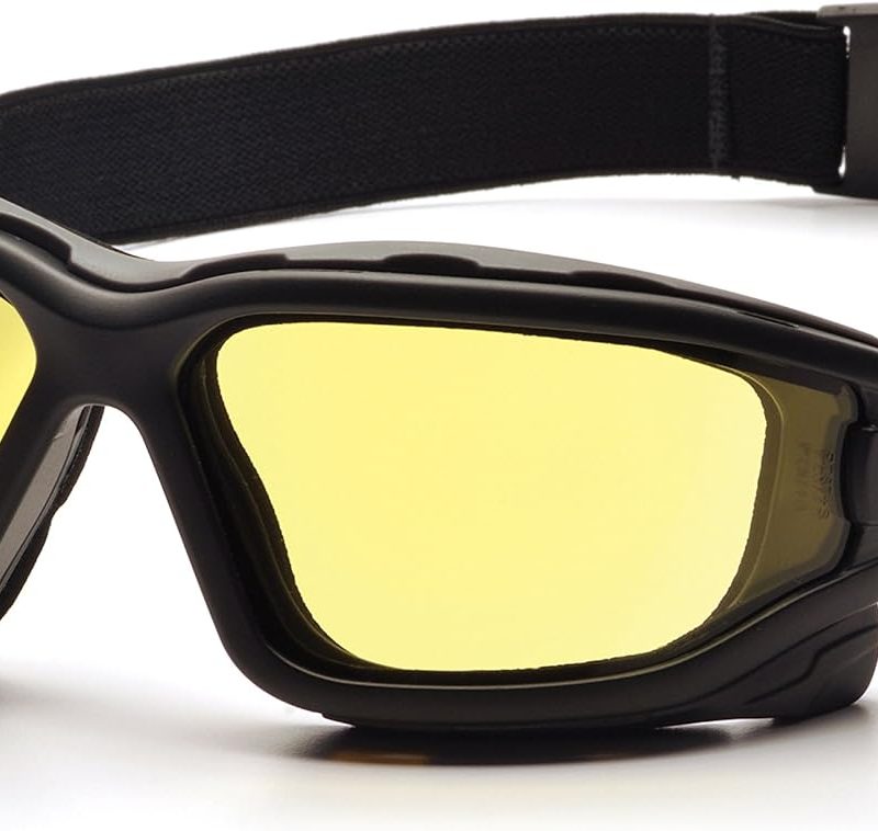 Sporty Dual Pane Anti-Fog Goggle, Black Frame/Clear Anti-Fog Lens